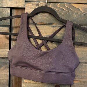 ZYIA lavendar Pisces light and tight strappy   Sports Bra(s) new with tags